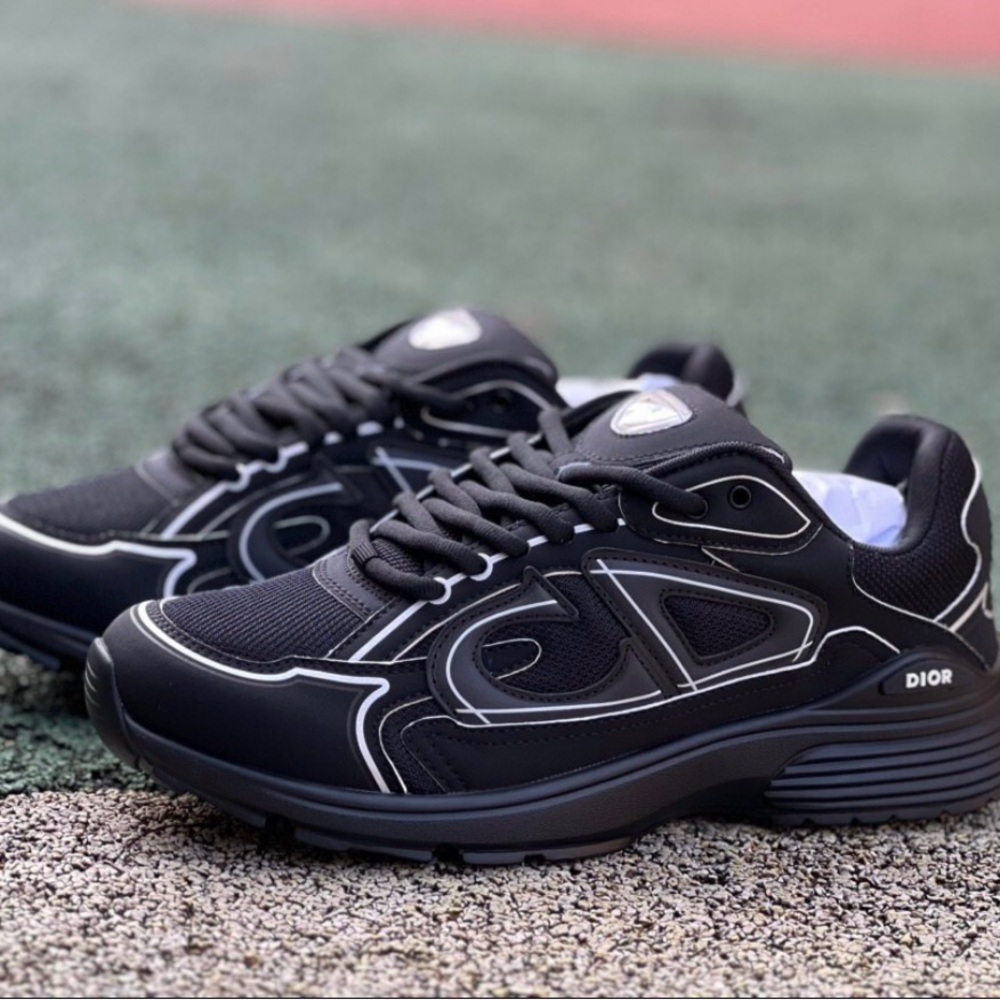 Dior Black and White Athletic Sneakers